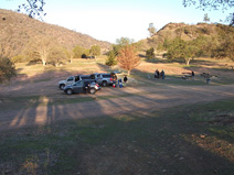 Preparing to leave Los Gatos Creek County Park
