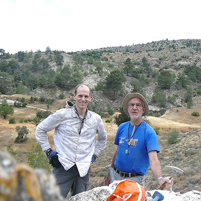Adiel Klompmaker and René Fraaije in Cyprus