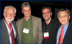 Bill with Nick Fraser, Dave Polly, and Xhe-Xi Luo