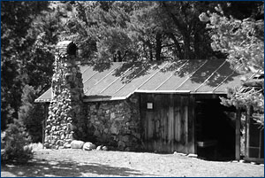 The cabin used by Charles Camp and Sam Welles near Berlin, Nevada