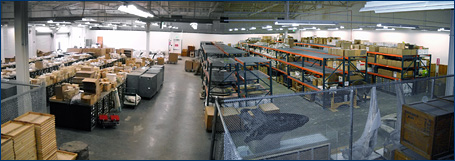 A panoramic view of the new UCMP collections storage space in the Regatta Building