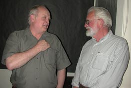 Dave Lindberg with Bill Clemens